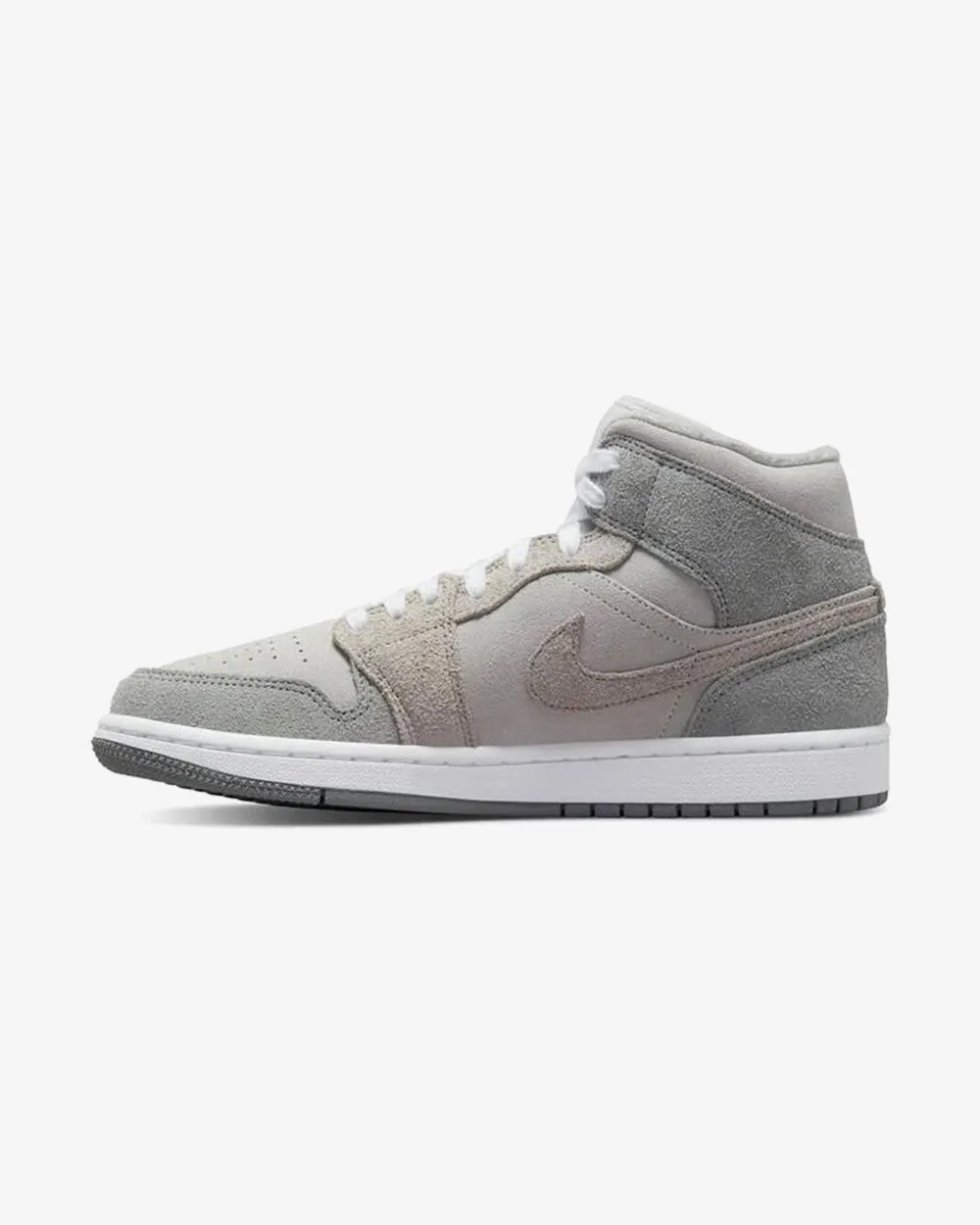 NIKE AIR JORDAN1 MID SE WMNS PARTICLE GREY