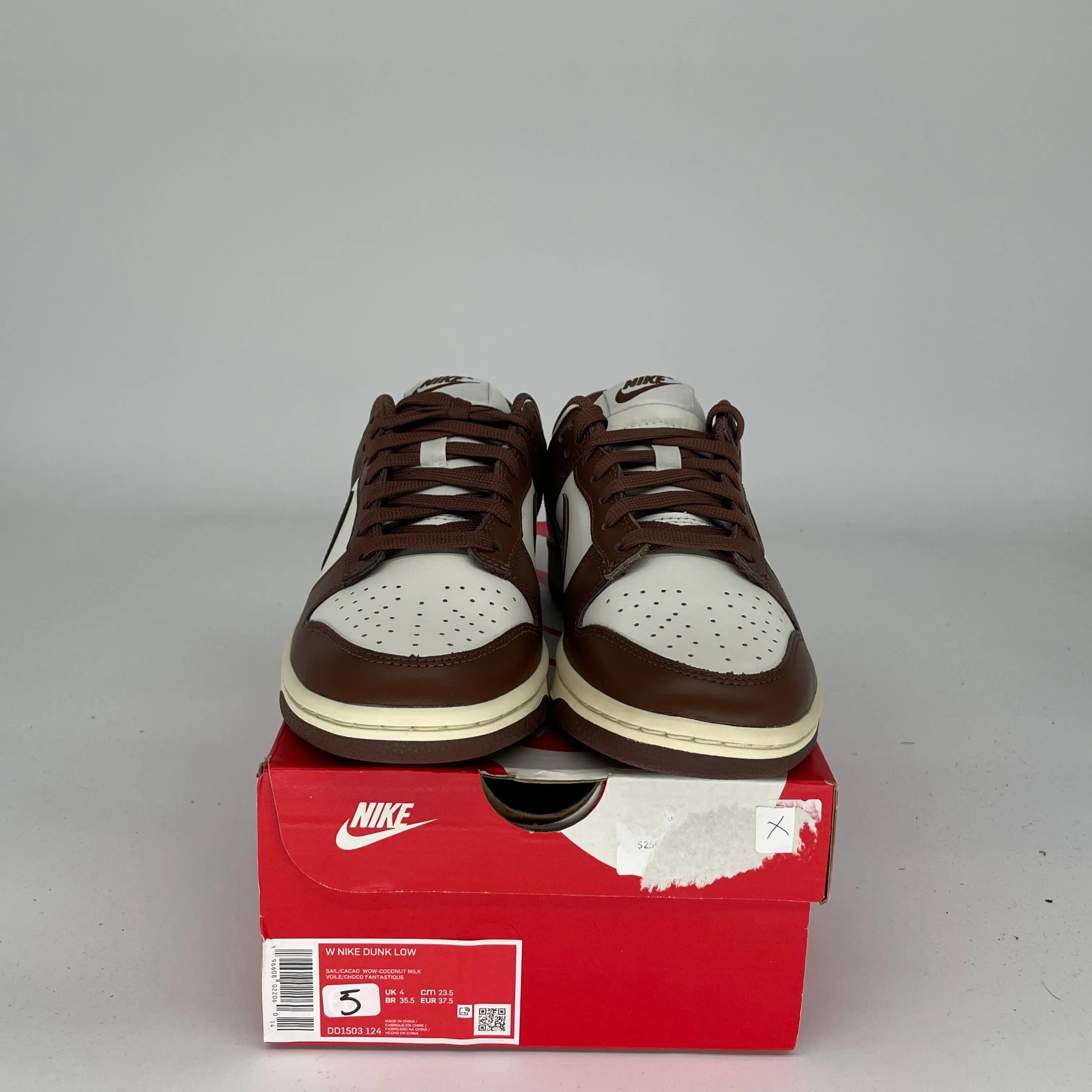 NIKE DUNK LOW CACAO WOW W SIZE 5/6.5W DD1503-124