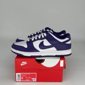 NIKE DUNK LOW CHAMPIONSHIP COURT PURPLE SIZE 8 DD1391-104