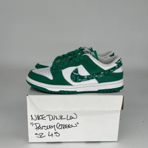 NIKE DUNK LOW PAISLEY PACK GREEN W SIZE 4.5/6W DH4401-102