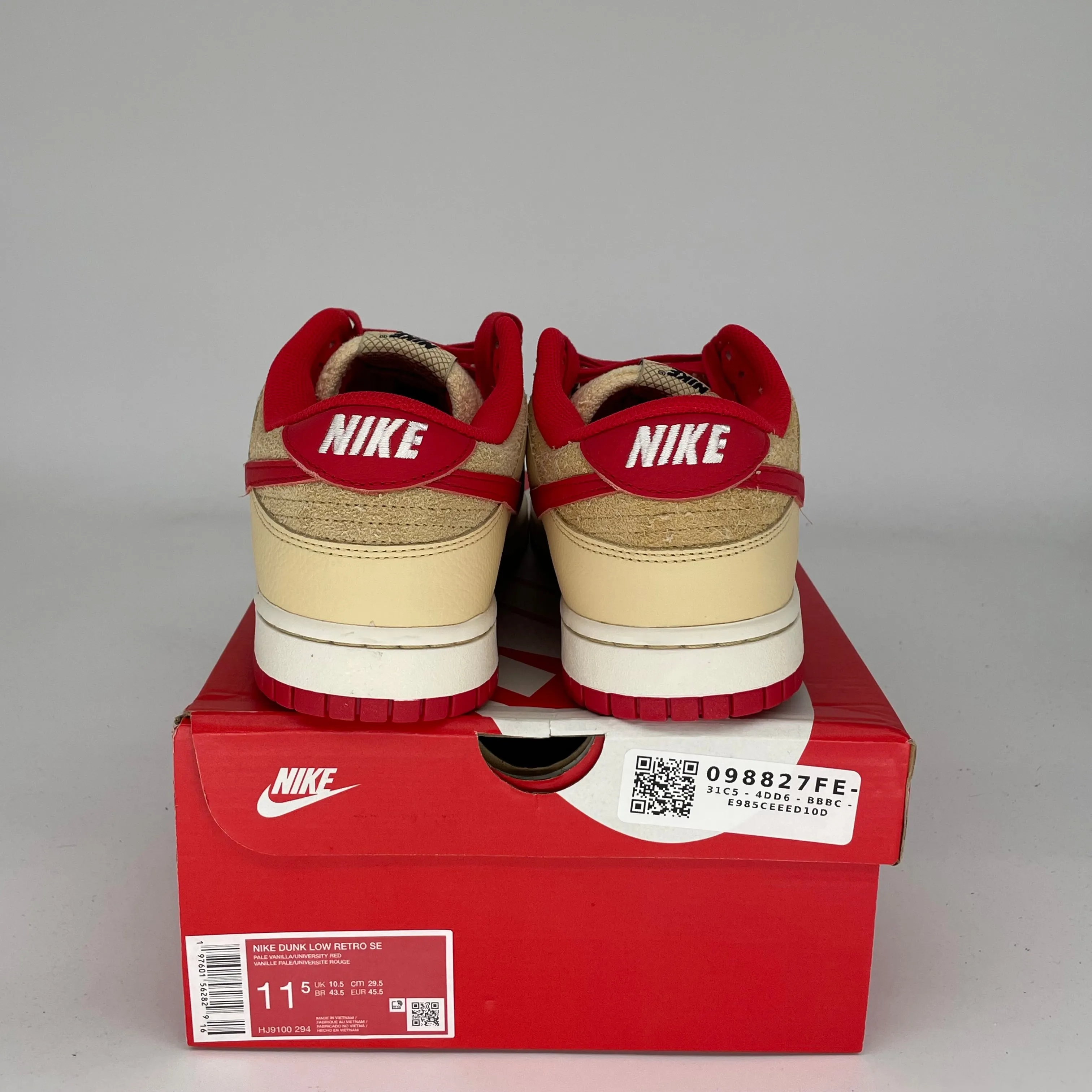NIKE DUNK LOW STRAWBERRY WAFFLE SIZE 11.5 HJ9100-294
