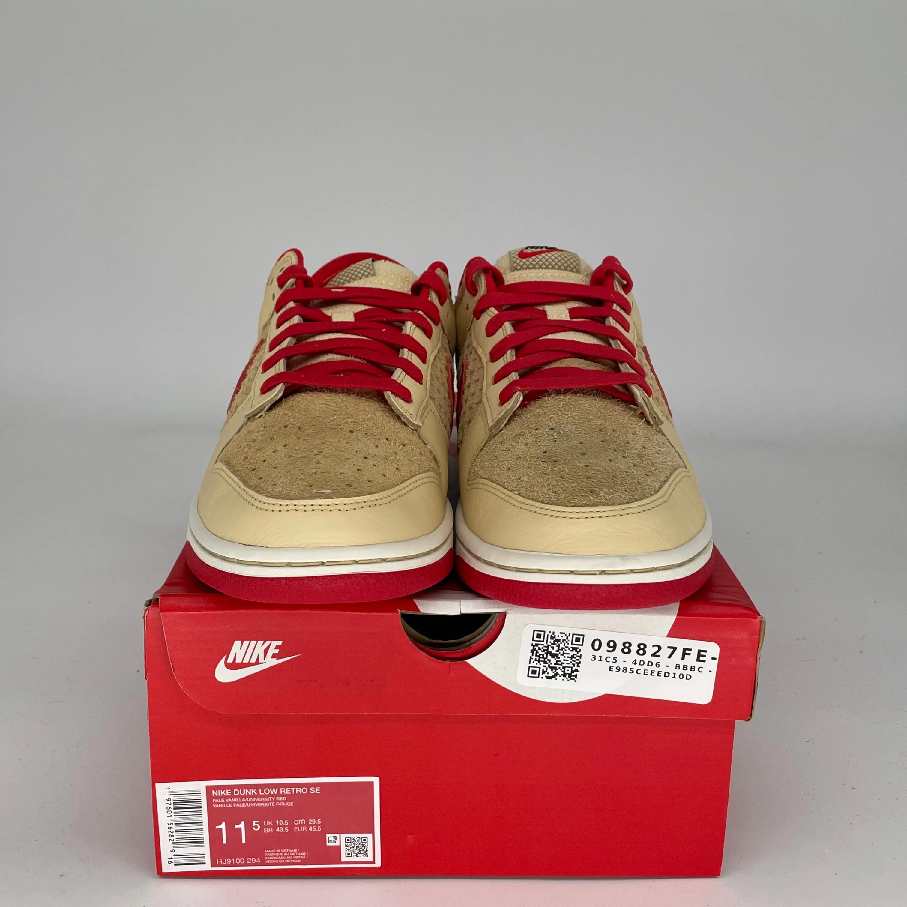 NIKE DUNK LOW STRAWBERRY WAFFLE SIZE 11.5 HJ9100-294