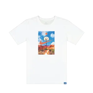 Nike Hoop Photo Tee White