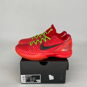 NIKE KOBE 6 PROTRO REVERSE GRINCH SIZE 6.5 FV4921-600