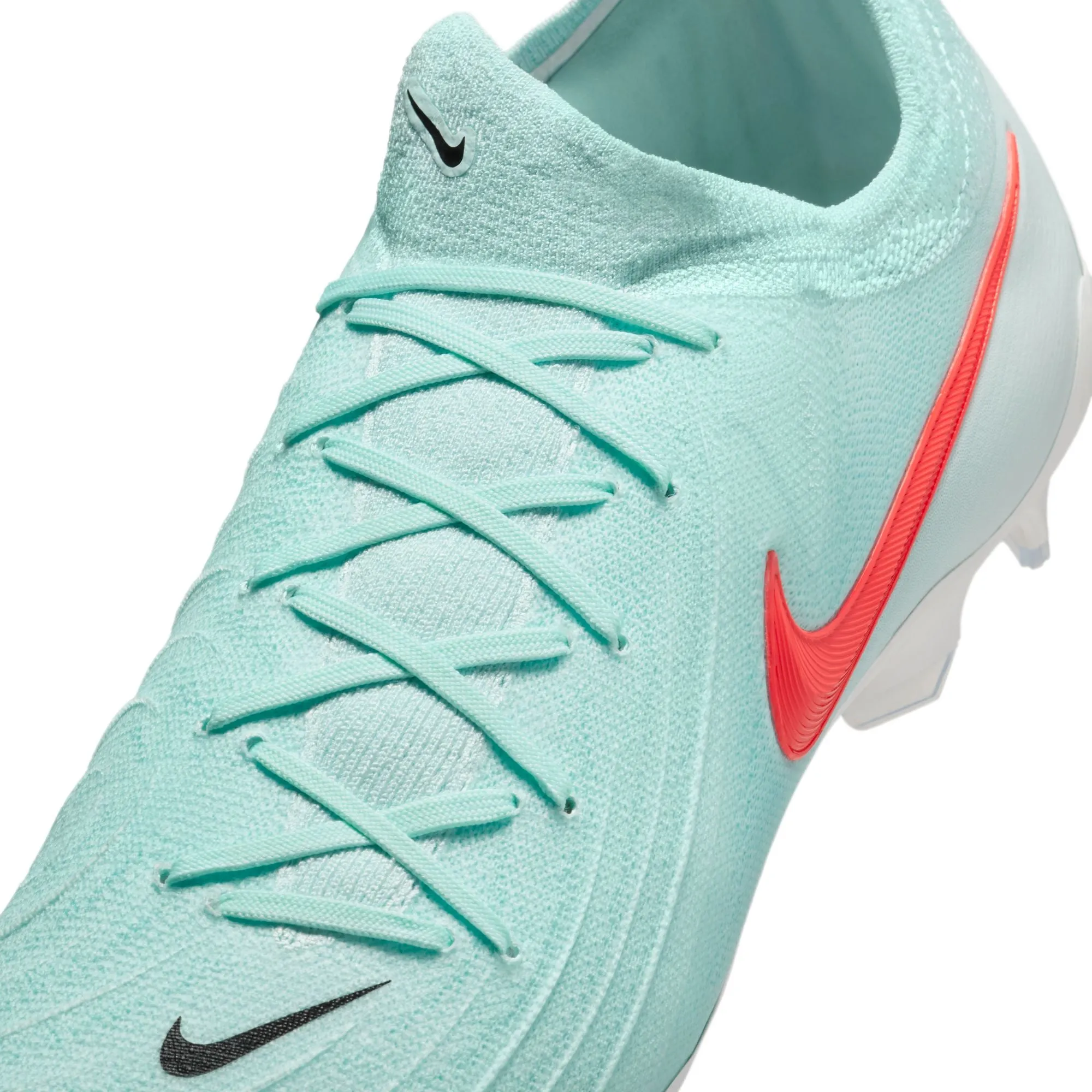Nike Phantom GX II Pro FG Firm Ground Soccer Shoes - Mint/Atomic Red-Off Noir