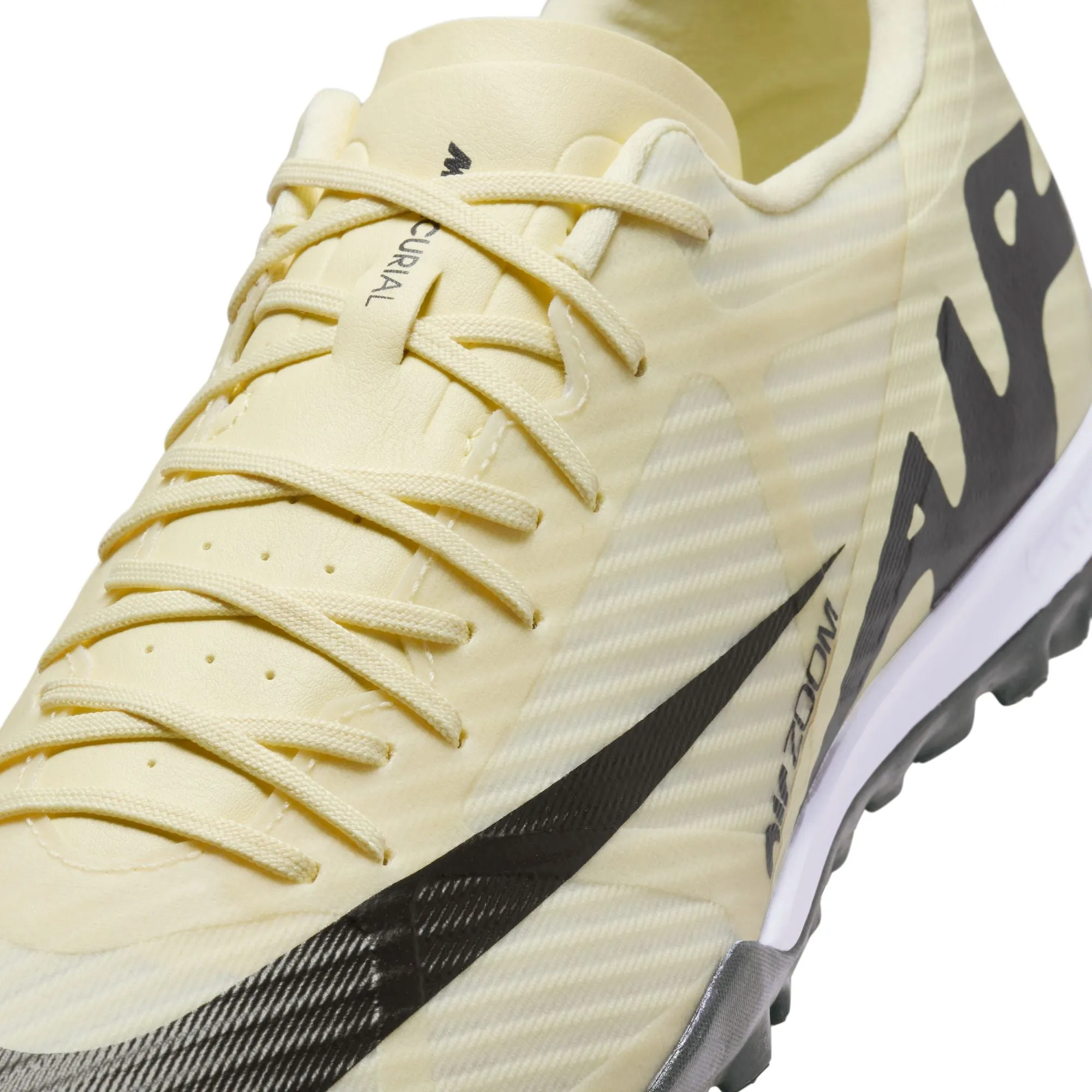 Nike Zoom Mercurial Vapor 15 Academy TF Turf Soccer Shoes - Lemonade/ Black