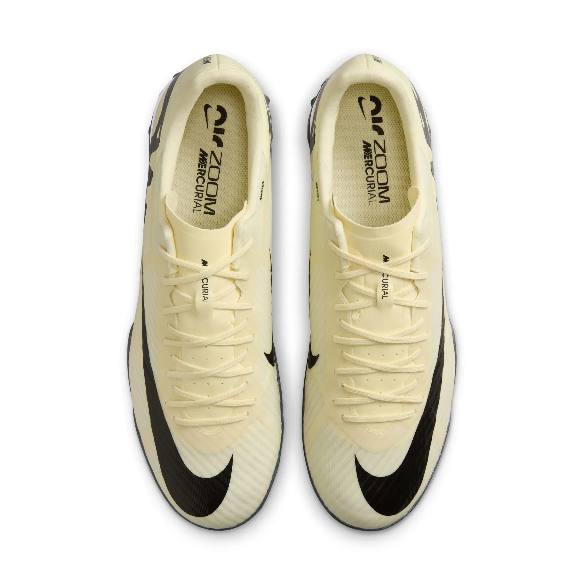 Nike Zoom Mercurial Vapor 15 Academy TF Turf Soccer Shoes - Lemonade/ Black