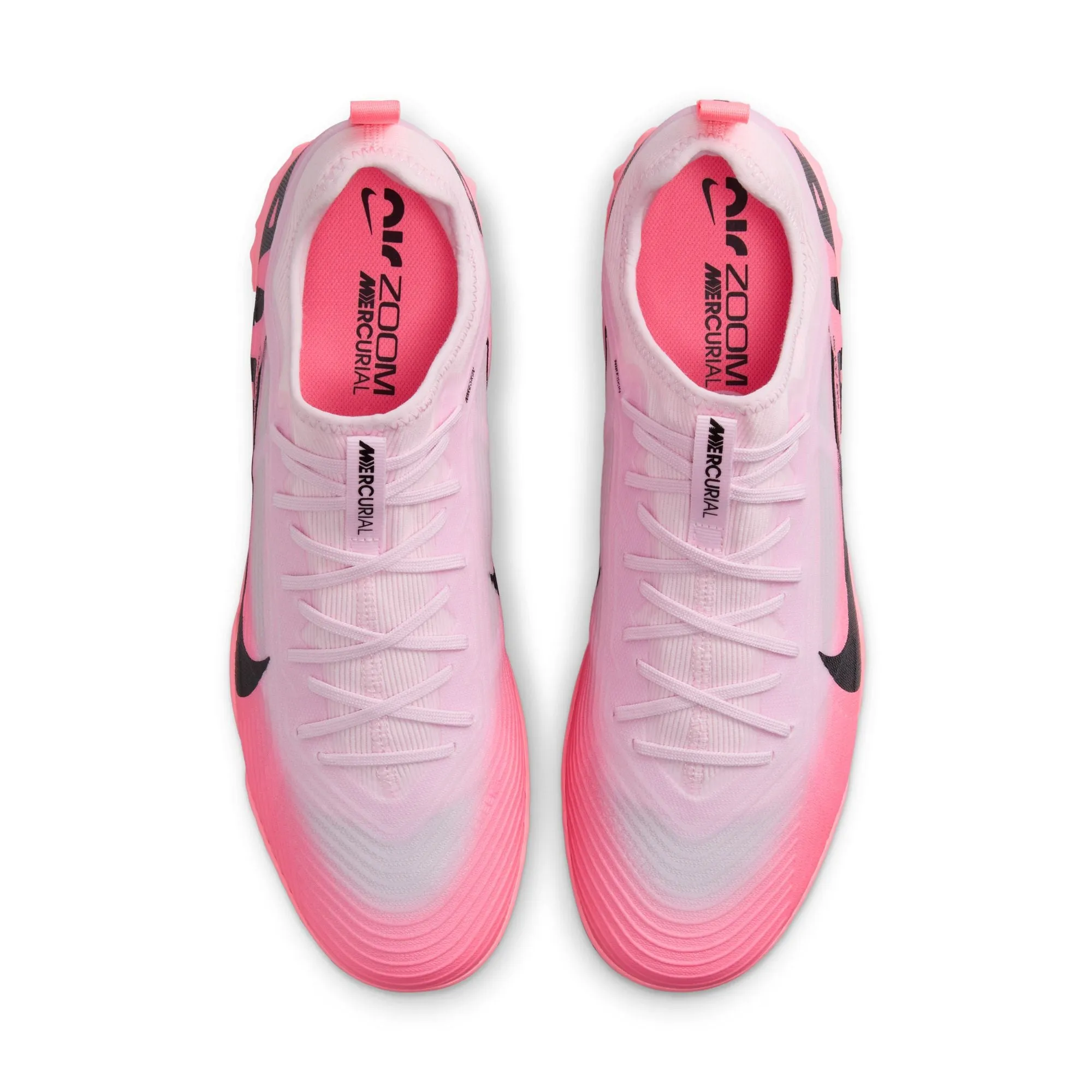Nike Zoom Mercurial Vapor 15 Pro TF Soccer Shoes - Pink Foam/Black