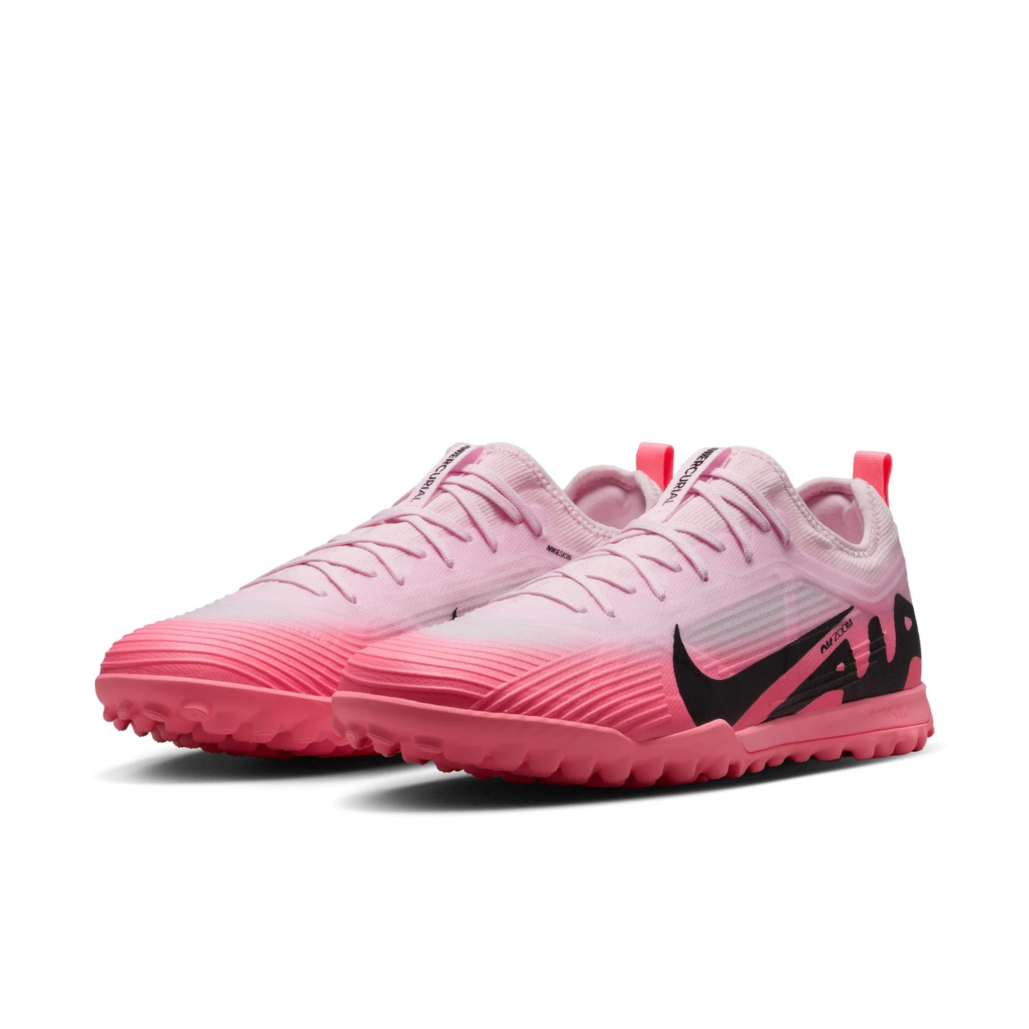 Nike Zoom Mercurial Vapor 15 Pro TF Soccer Shoes - Pink Foam/Black