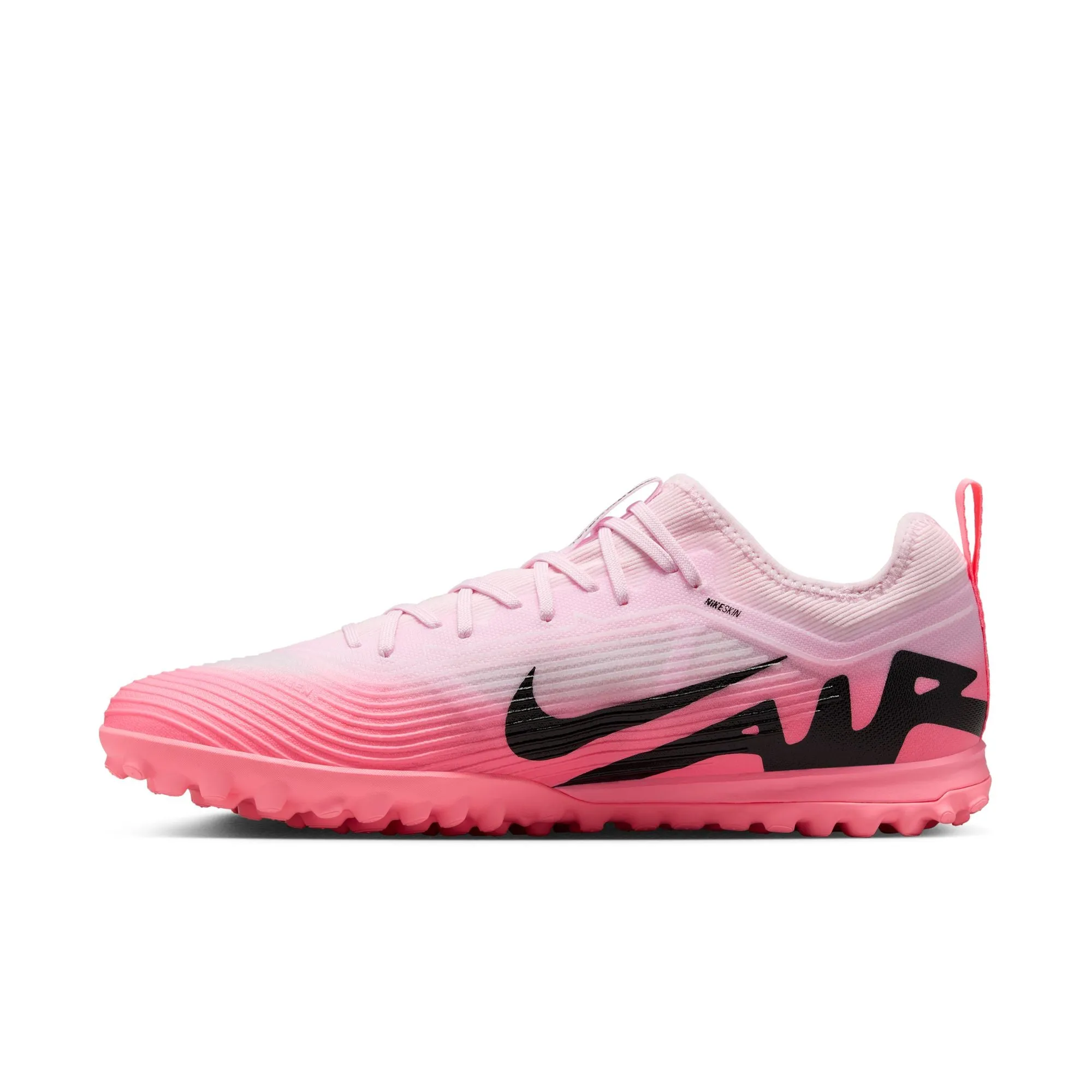 Nike Zoom Mercurial Vapor 15 Pro TF Soccer Shoes - Pink Foam/Black