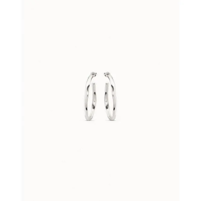 Ohmmm.. Silver Metal Earrings PEN0419MTL0000U Unode50 Jewelry And Accessories