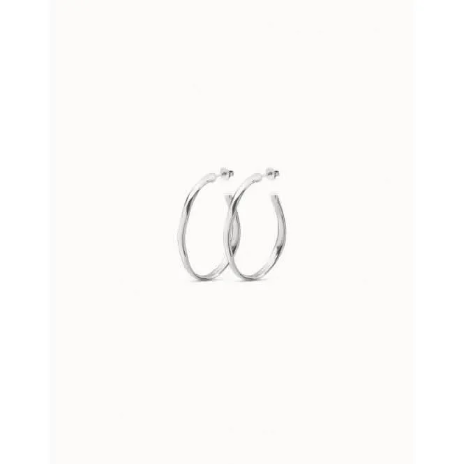 Ohmmm.. Silver Metal Earrings PEN0419MTL0000U Unode50 Jewelry And Accessories