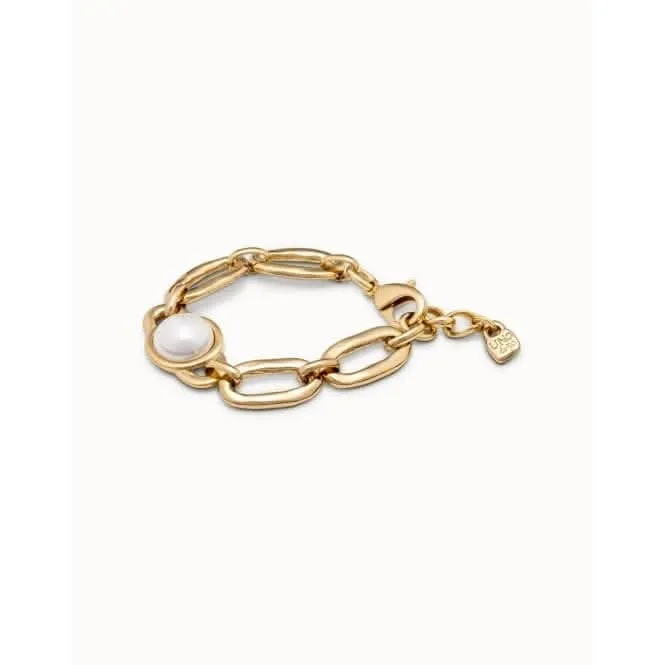Ovni White Metal Pearl Shell Bracelet Unode50 Jewelry And Accessories