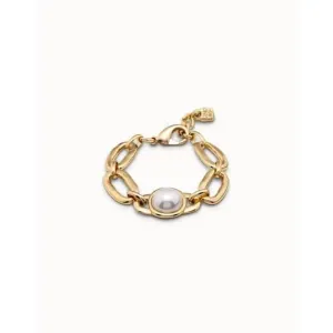 Ovni White Metal Pearl Shell Bracelet Unode50 Jewelry And Accessories