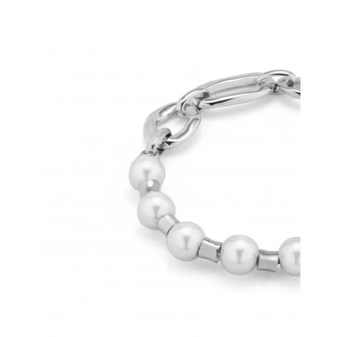 Pearl And Match Medium Bracelet PUL2364BPLMTL0M Unode50 Jewelry And Accessories
