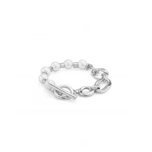 Pearl And Match Medium Bracelet PUL2364BPLMTL0M Unode50 Jewelry And Accessories