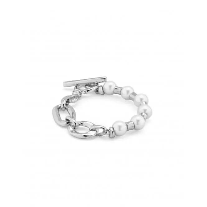 Pearl And Match Medium Bracelet PUL2364BPLMTL0M Unode50 Jewelry And Accessories