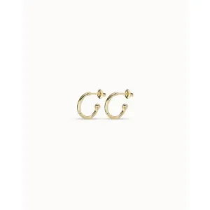 Pick 1 Golden Metal Earrings PEN0700ORO0000U Unode50 Jewelry And Accessories