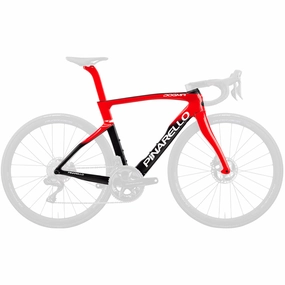 Pinarello Dogma F Disk Frameset - Black red