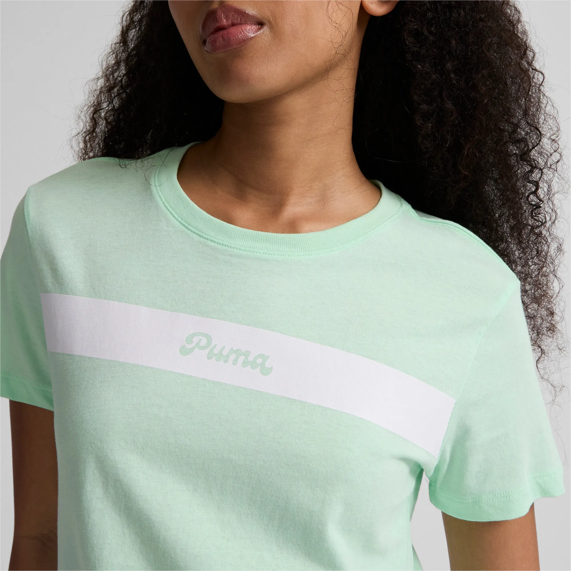 PUMA Women's Upfront Line Logo Tee