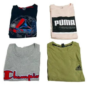 Recycle Nike Adidas Champion Reebok Fila Puma T-Shirts 25 lbs