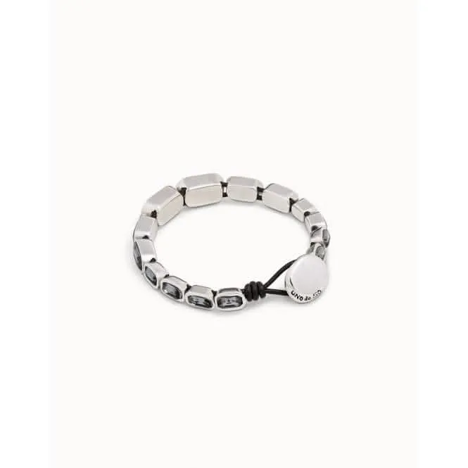 Scales Grey Faceted Crystal Bracelet Unode50 Jewelry And Accessories