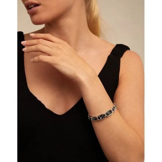 Scales Grey Faceted Crystal Bracelet Unode50 Jewelry And Accessories