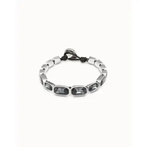 Scales Grey Faceted Crystal Bracelet Unode50 Jewelry And Accessories