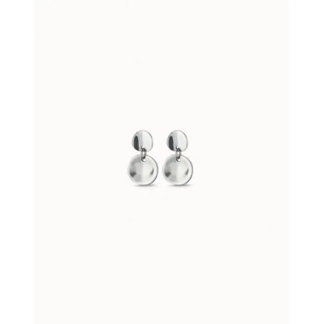 Scales Silver Metal Earrings PEN0055MET X Unode50 Jewelry And Accessories