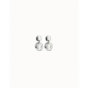 Scales Silver Metal Earrings PEN0055MET X Unode50 Jewelry And Accessories