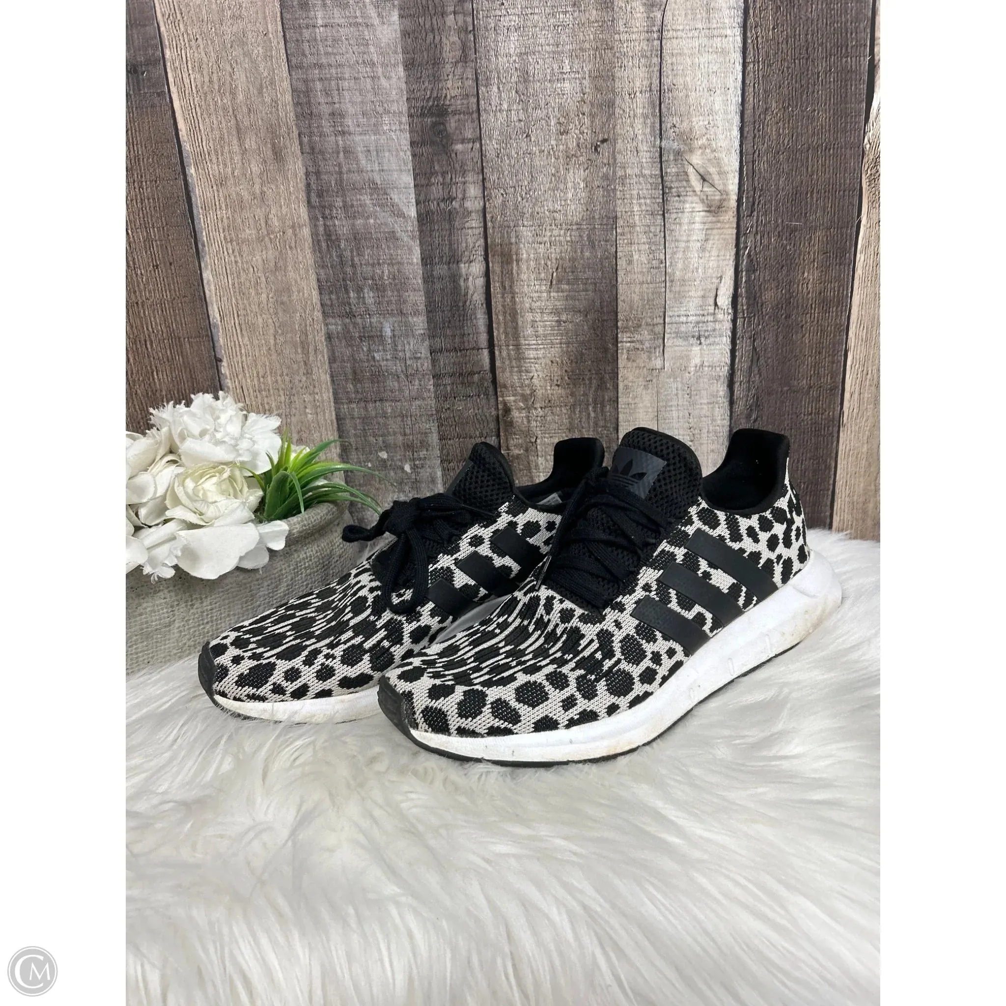 Shoes Athletic By Adidas In Animal Print, Size: 10 adidas