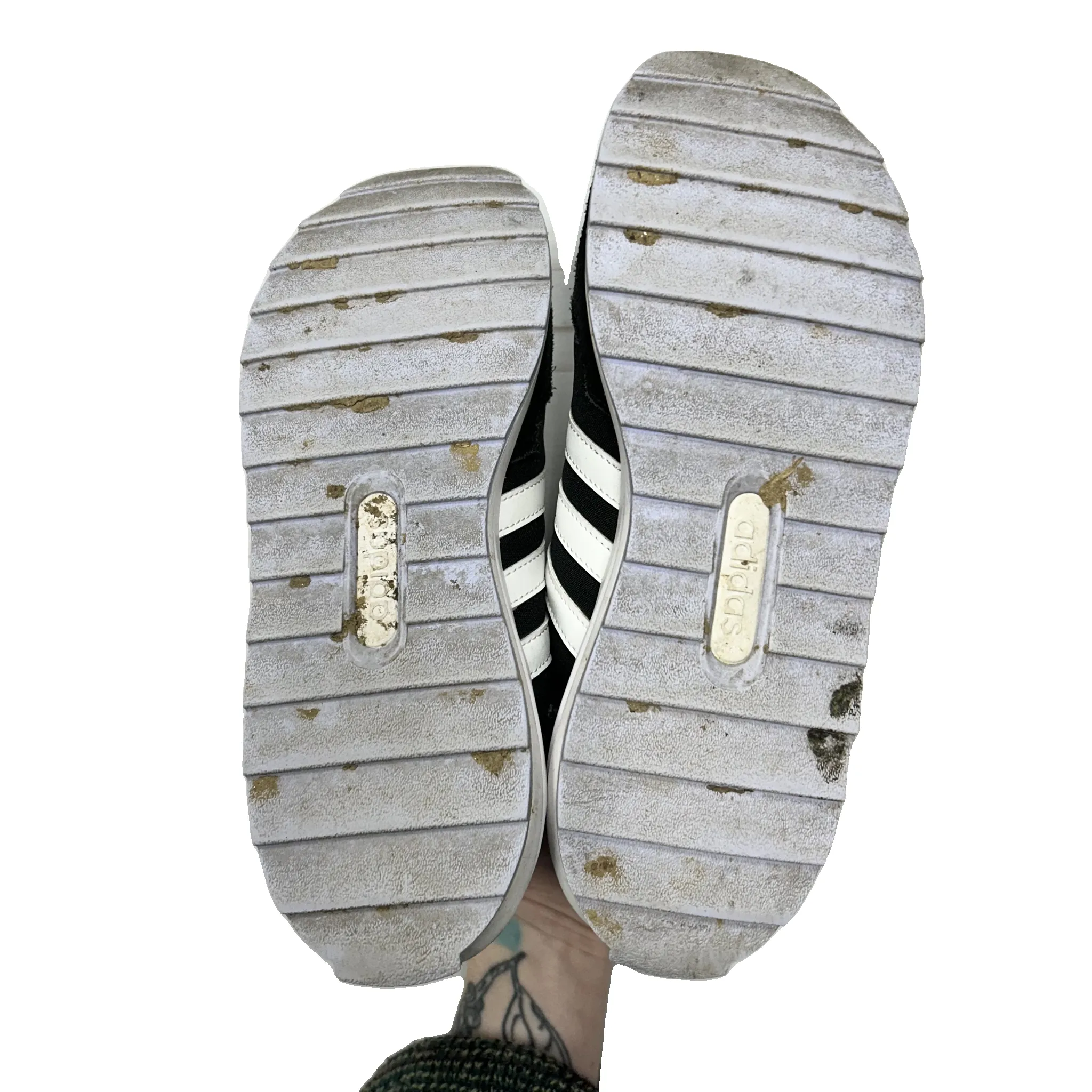 Shoes Athletic By Adidas In Black & White, Size: 7.5 adidas