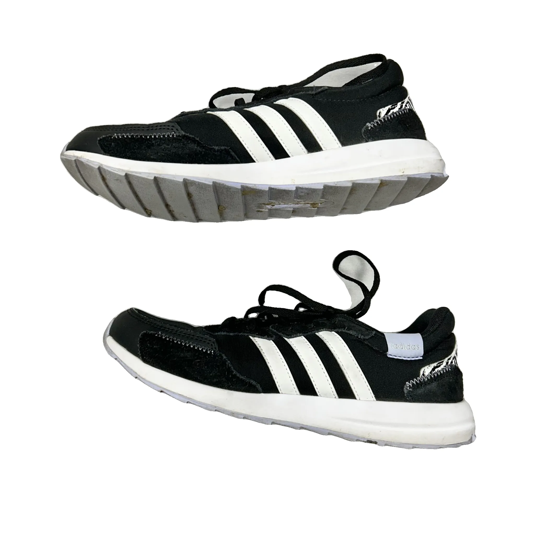 Shoes Athletic By Adidas In Black & White, Size: 7.5 adidas