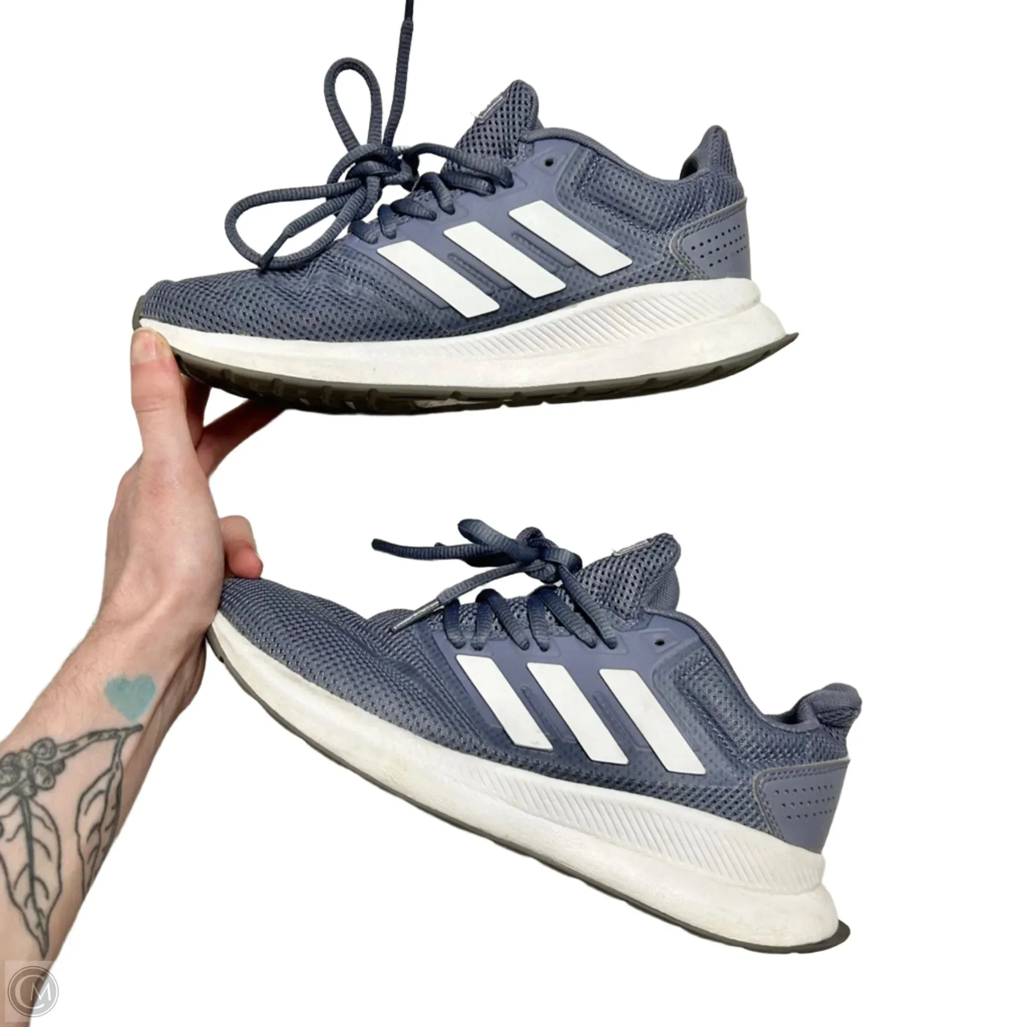 Shoes Athletic By Adidas In Blue & White, Size: 5.5 adidas