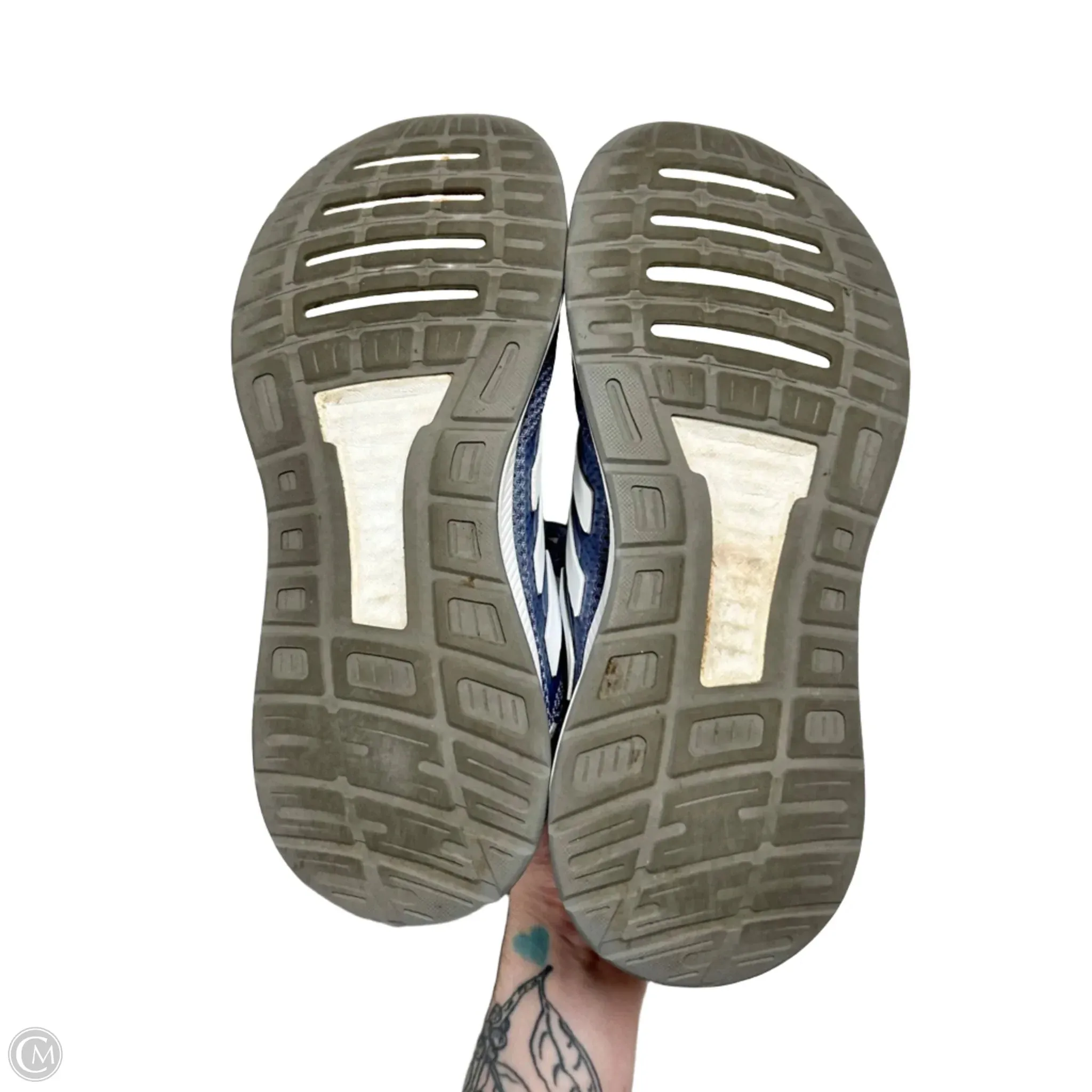Shoes Athletic By Adidas In Blue & White, Size: 5.5 adidas