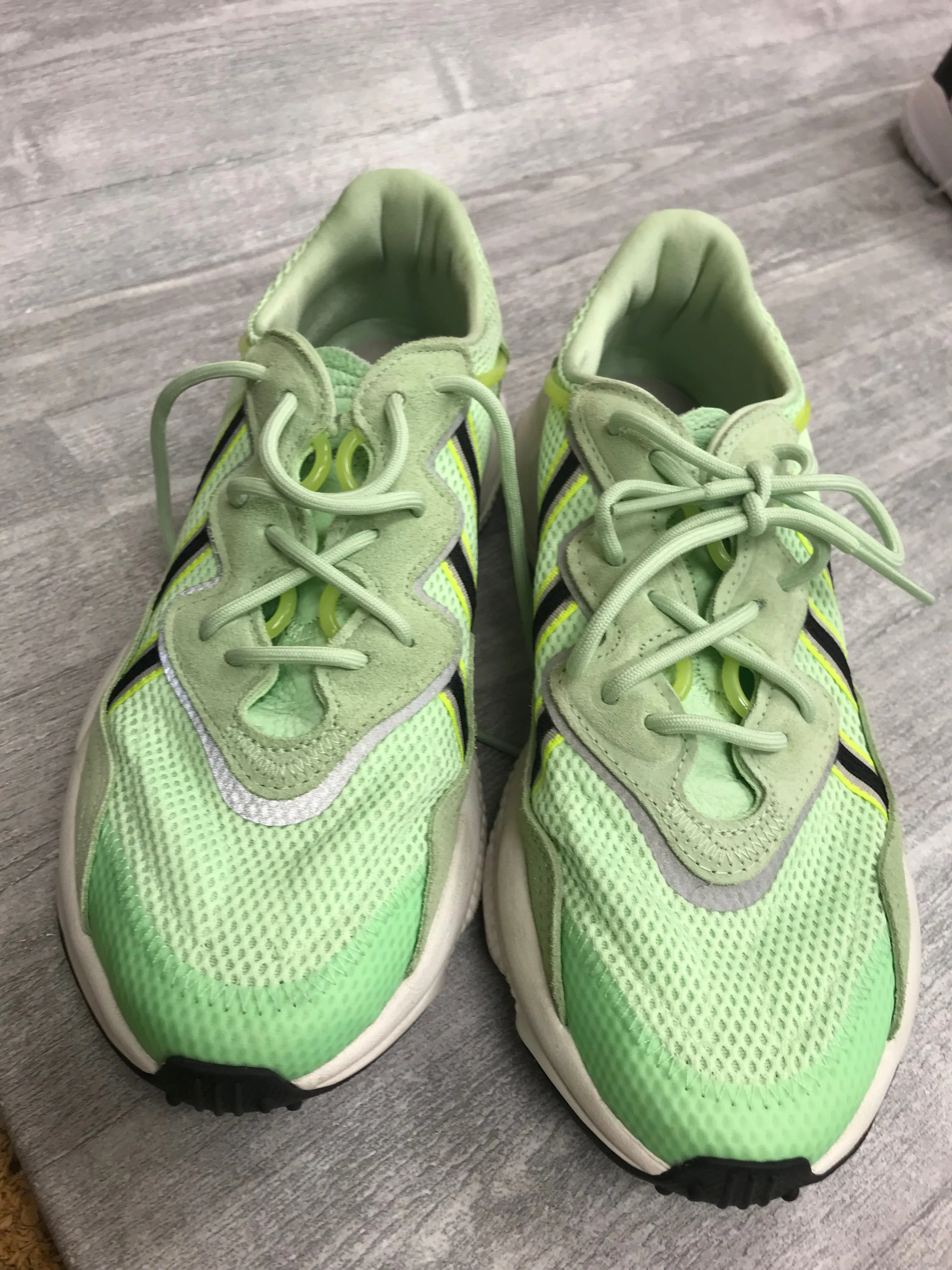 Shoes Athletic By Adidas In Green, Size: 9 adidas