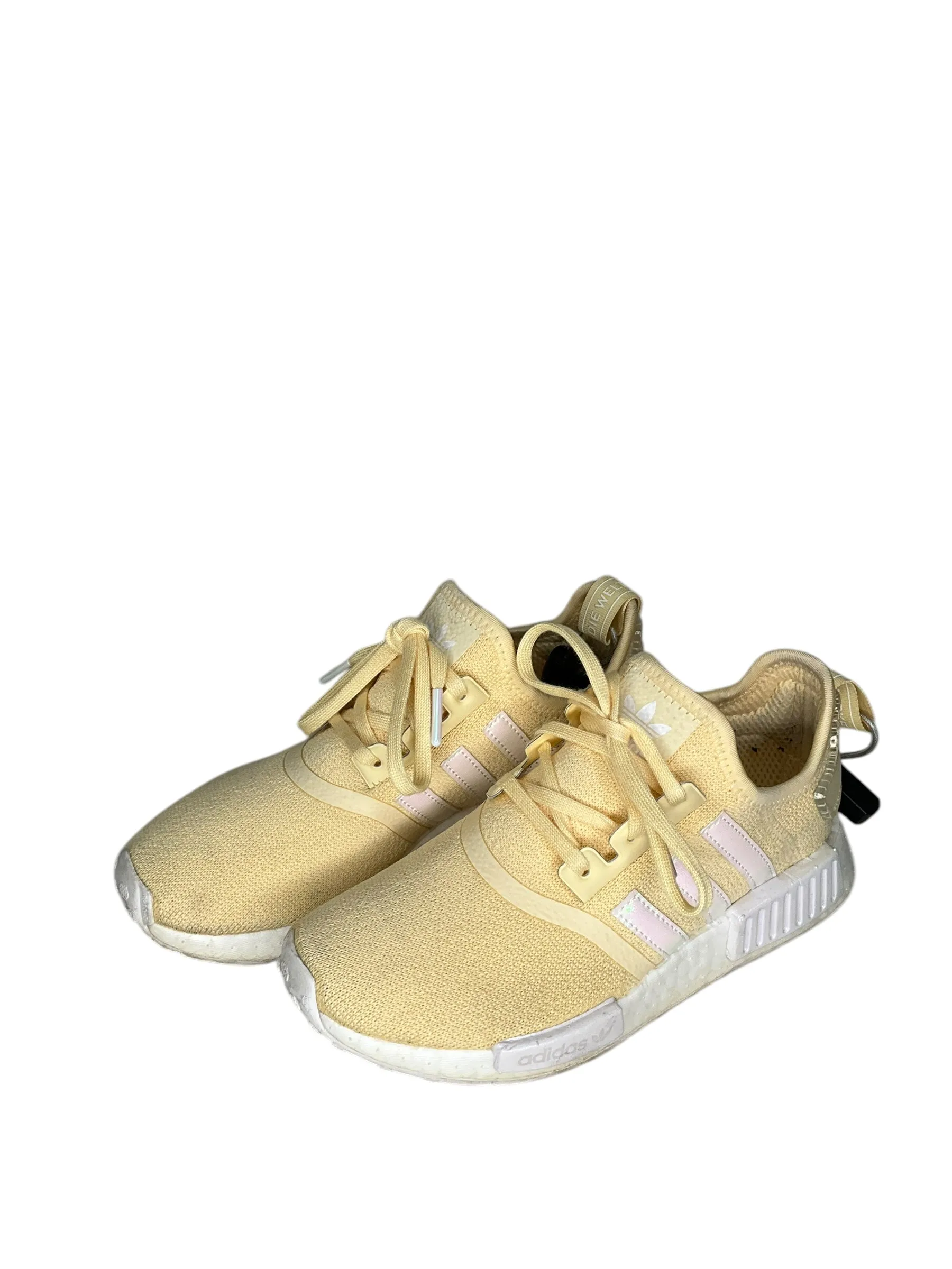 Shoes Athletic By Adidas In Yellow, Size: 5 adidas