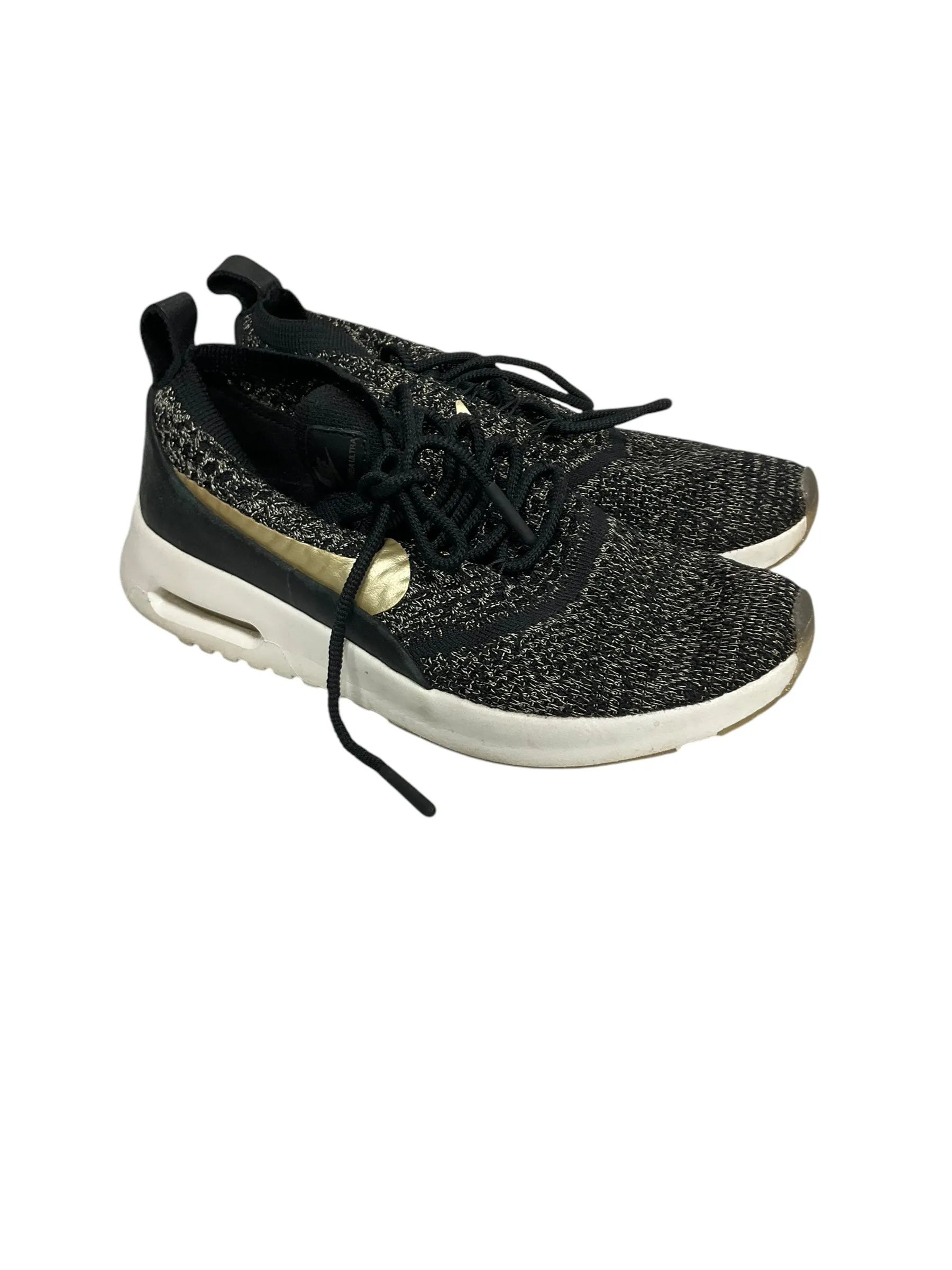 Shoes Athletic By Nike In Black & Gold, Size: 8 nike