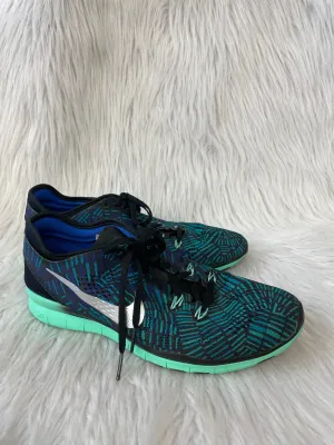Shoes Athletic By Nike In Blue & Green, Size: 10 nike