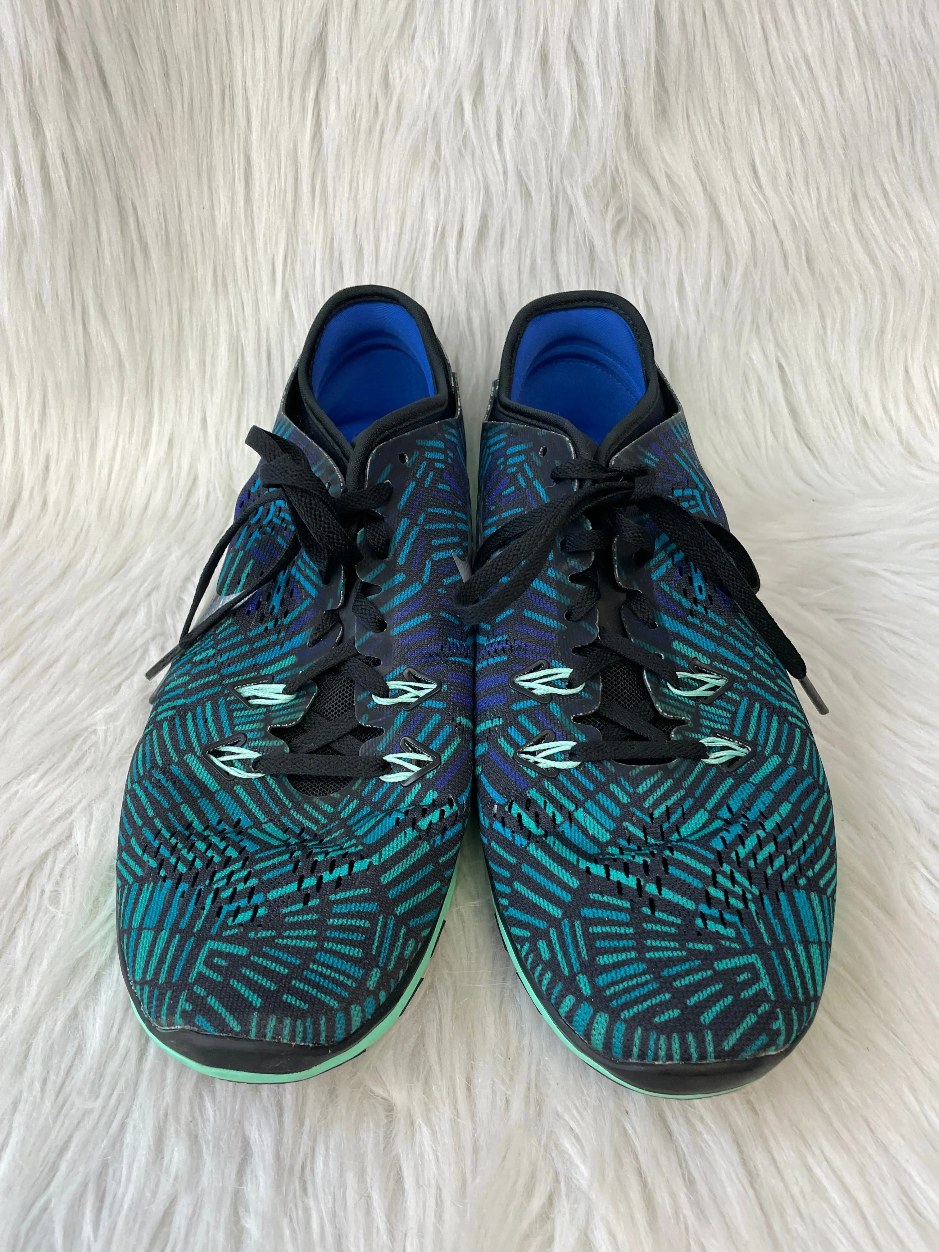 Shoes Athletic By Nike In Blue & Green, Size: 10 nike