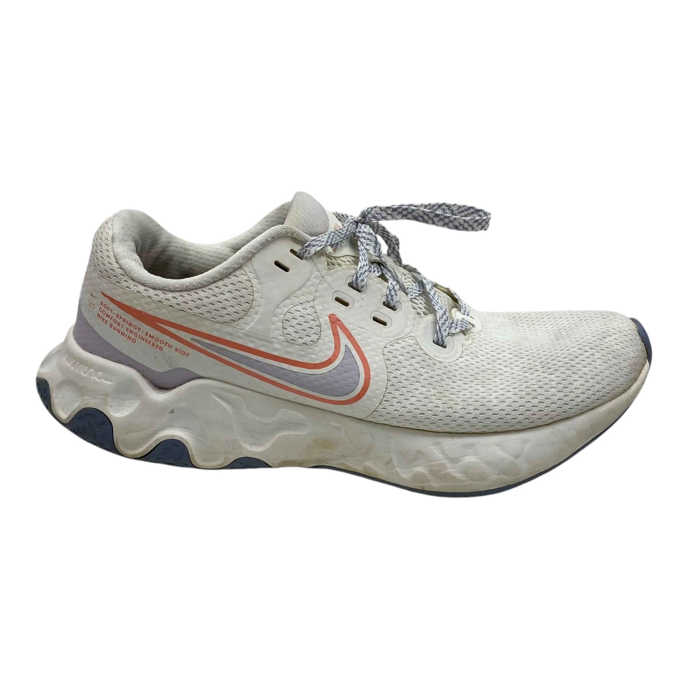 Shoes Athletic By Nike In Cream, Size:9 nike
