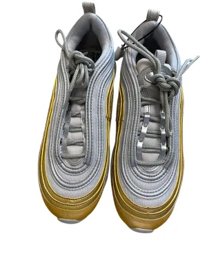 Shoes Athletic By Nike In Gold & Silver, Size: 7.5 nike