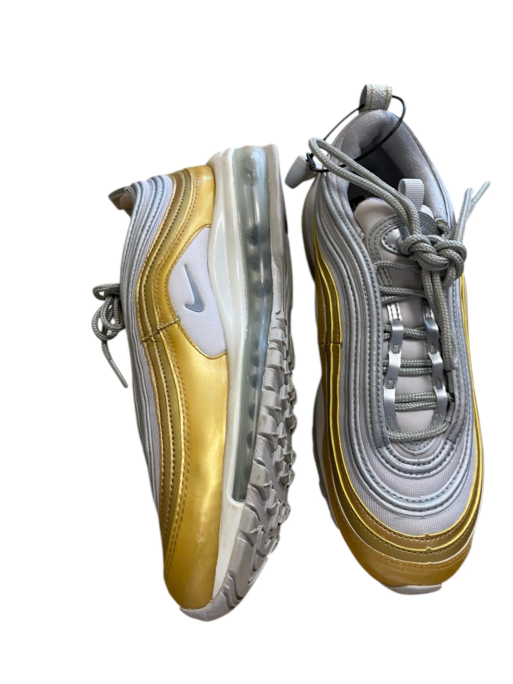 Shoes Athletic By Nike In Gold & Silver, Size: 7.5 nike