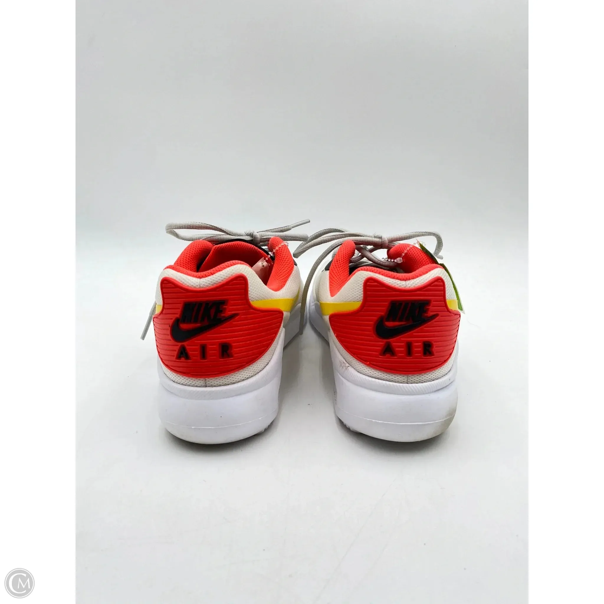 Shoes Athletic By Nike In White & Yellow, Size: 8.5 nike