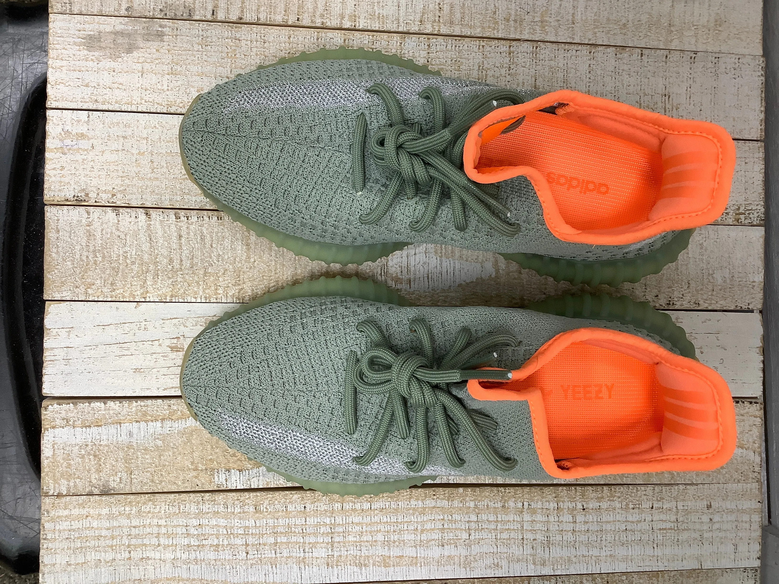 Shoes Designer By Adidas In Grey & Orange, Size: 5.5 adidas