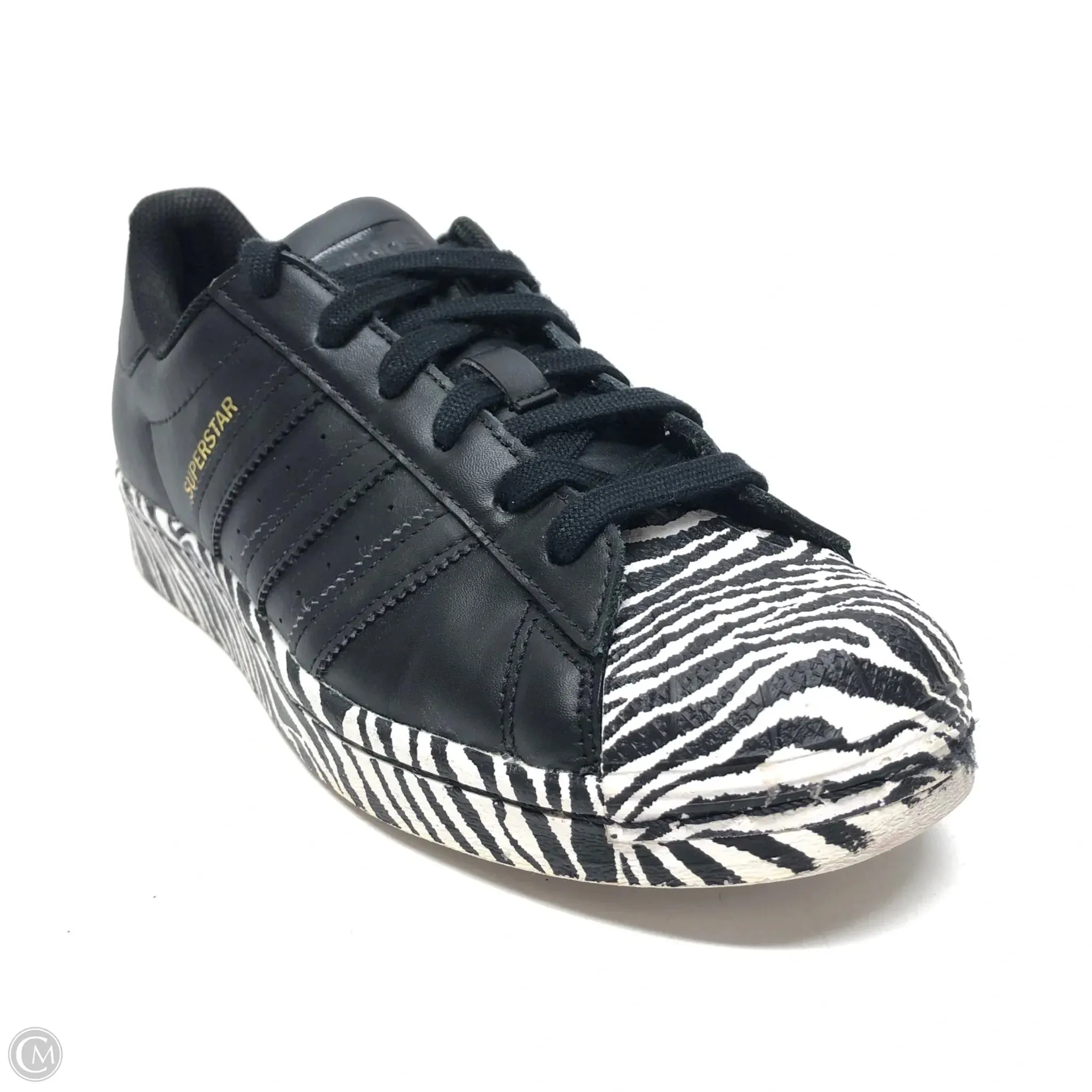 Shoes Sneakers By Adidas In Black & White, Size: 7 adidas