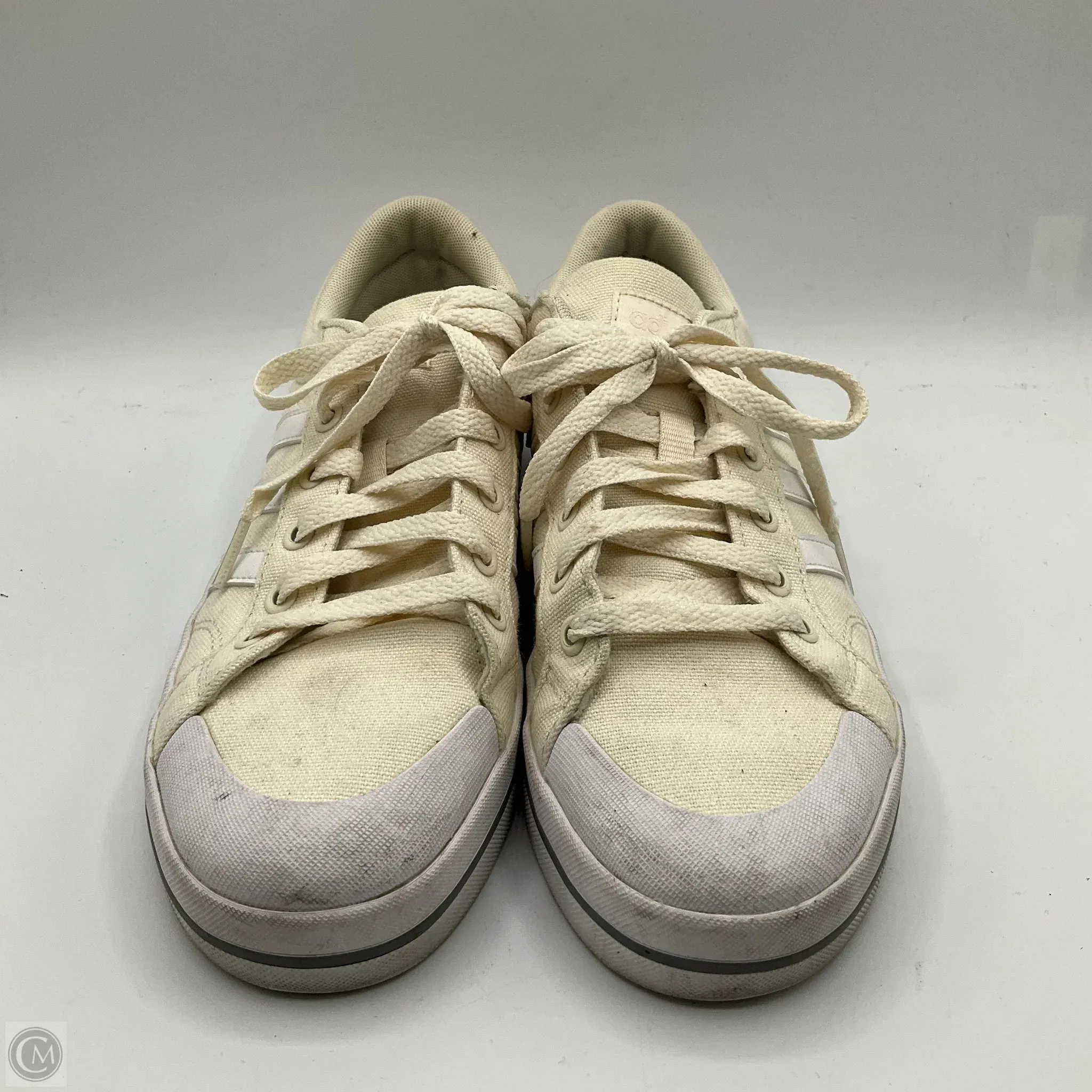 Shoes Sneakers By Adidas In Cream, Size: 8 adidas