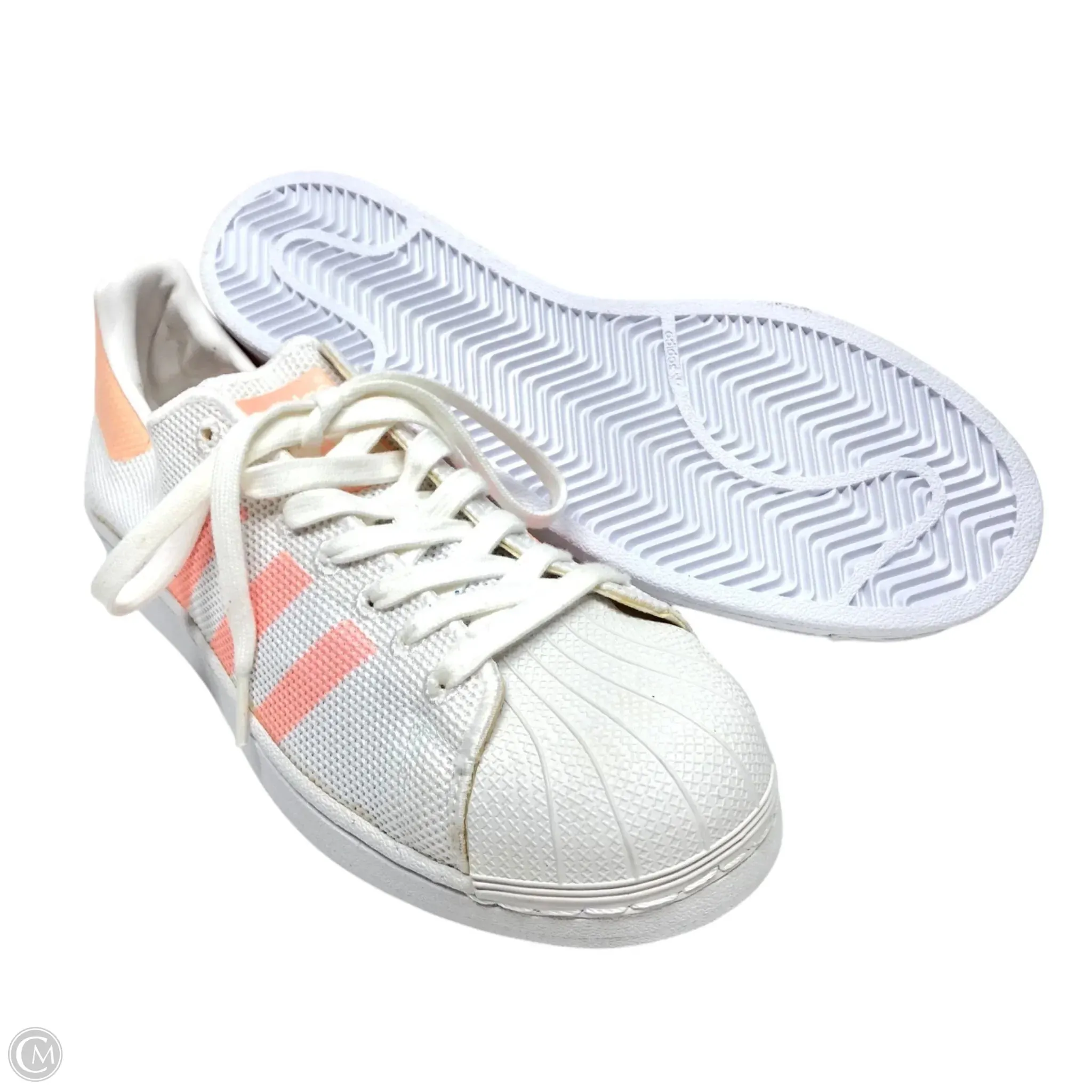 Shoes Sneakers By Adidas In Pink & White, Size: 10 adidas