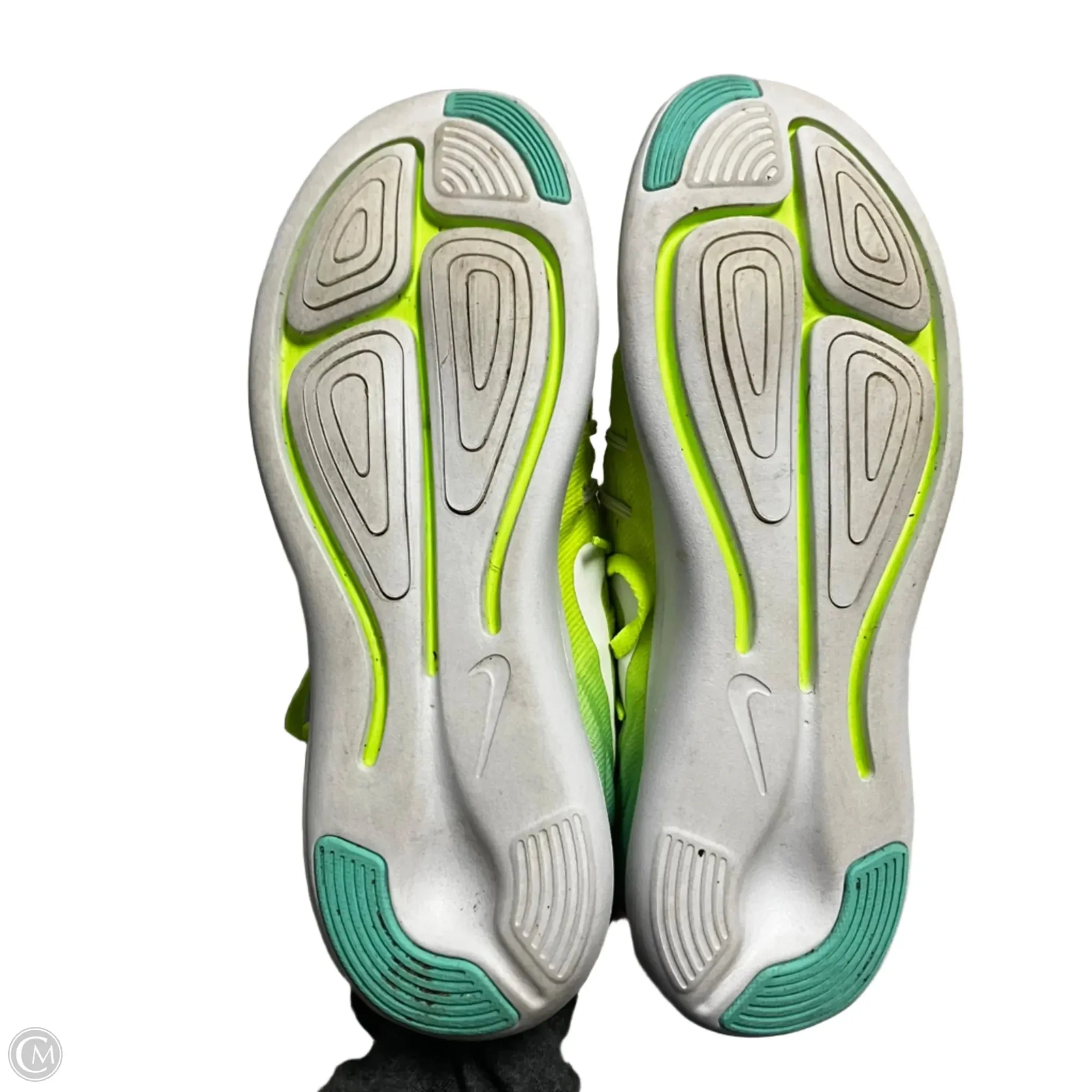 Shoes Sneakers By Nike In Blue & Green, Size: 9 nike