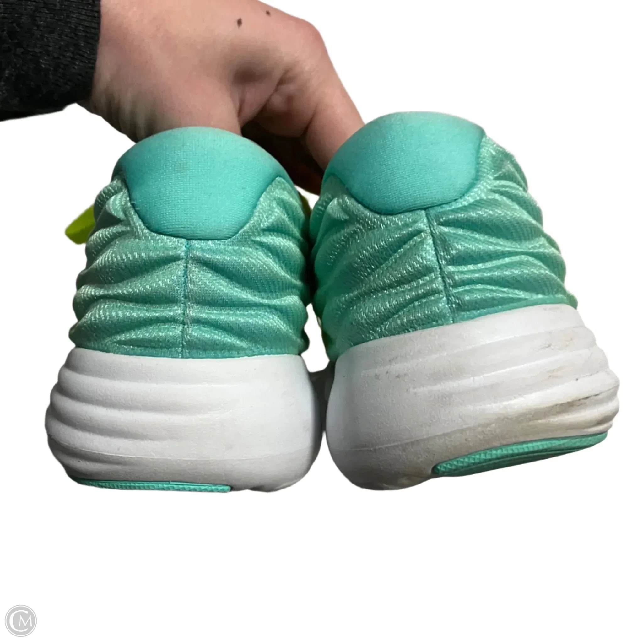 Shoes Sneakers By Nike In Blue & Green, Size: 9 nike